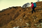 18 Qui parte la labile traccia per Monte Arale (foto al rientro serale)
